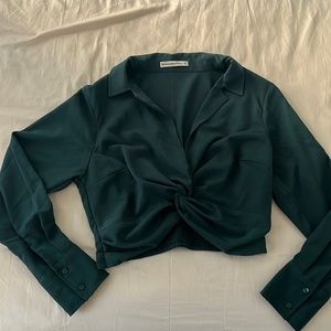 Emerald A&F Blouse
